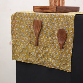 Handmade Fridge Top Cover with 6 Side Utility Pockets 07