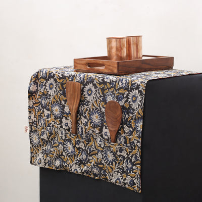 Handmade Fridge Top Cover with 6 Side Utility Pockets 08