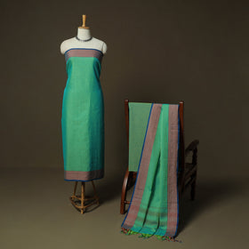 Dharwad Woven Cotton 3pc Unstitched Dress Material Suit Set 07
