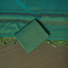 Dharwad Woven Cotton 3pc Unstitched Dress Material Suit Set 07