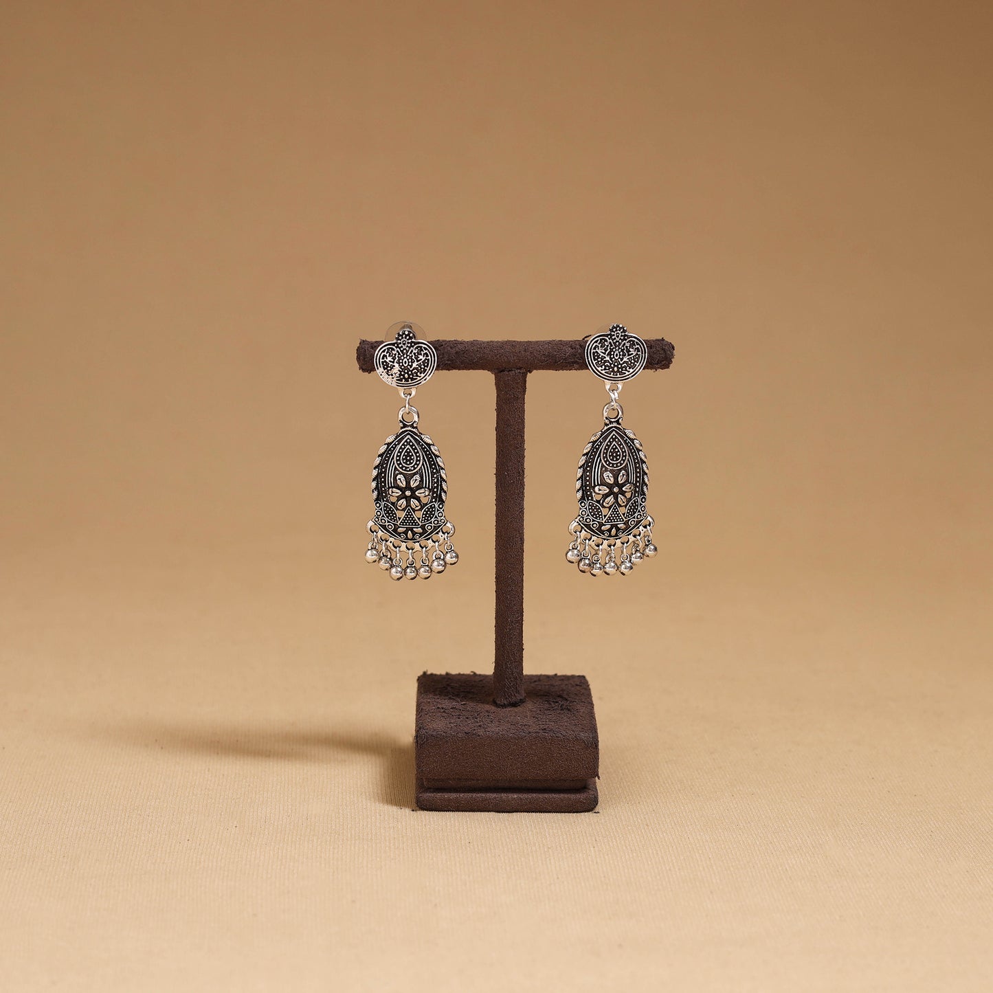 Niharika - German Silver Earrings 01