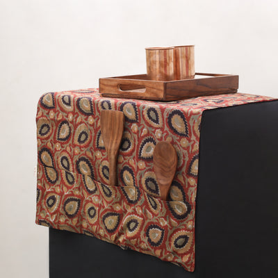 Handmade Fridge Top Cover with 6 Side Utility Pockets 11