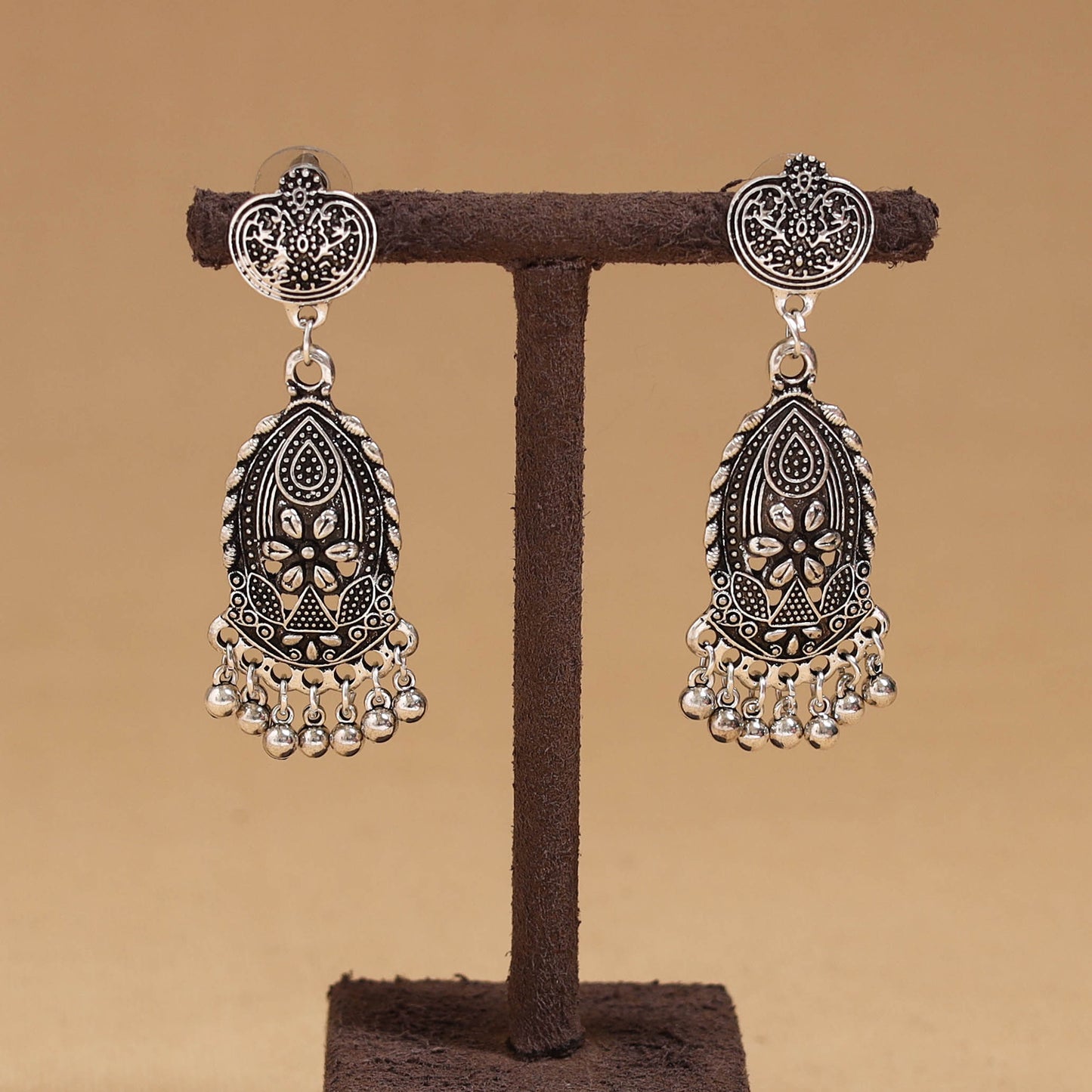 Niharika - German Silver Earrings 01