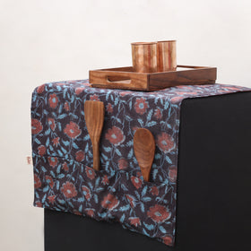 Handmade Fridge Top Cover with 6 Side Utility Pockets 13