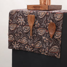 Handmade Fridge Top Cover with 6 Side Utility Pockets 15