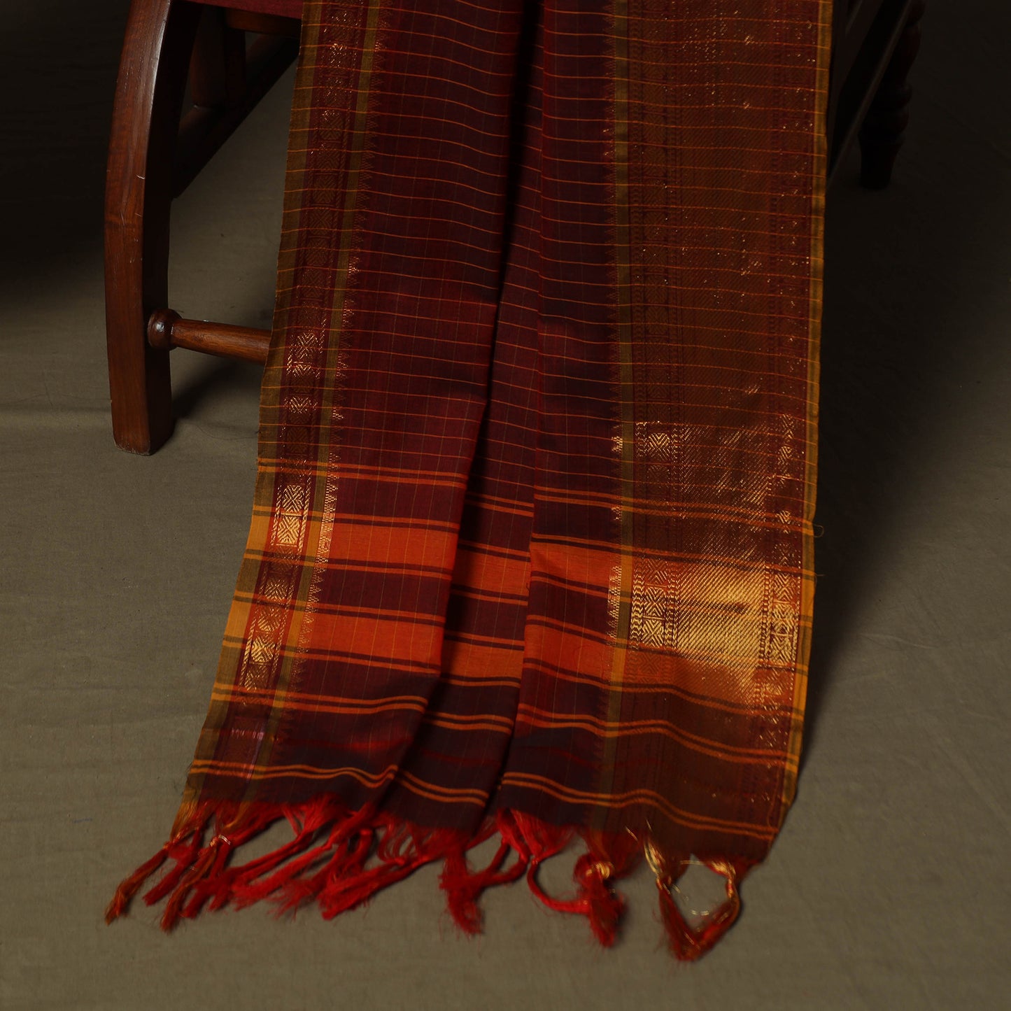 Dharwad Woven Cotton 3pc Unstitched Dress Material Suit Set 10