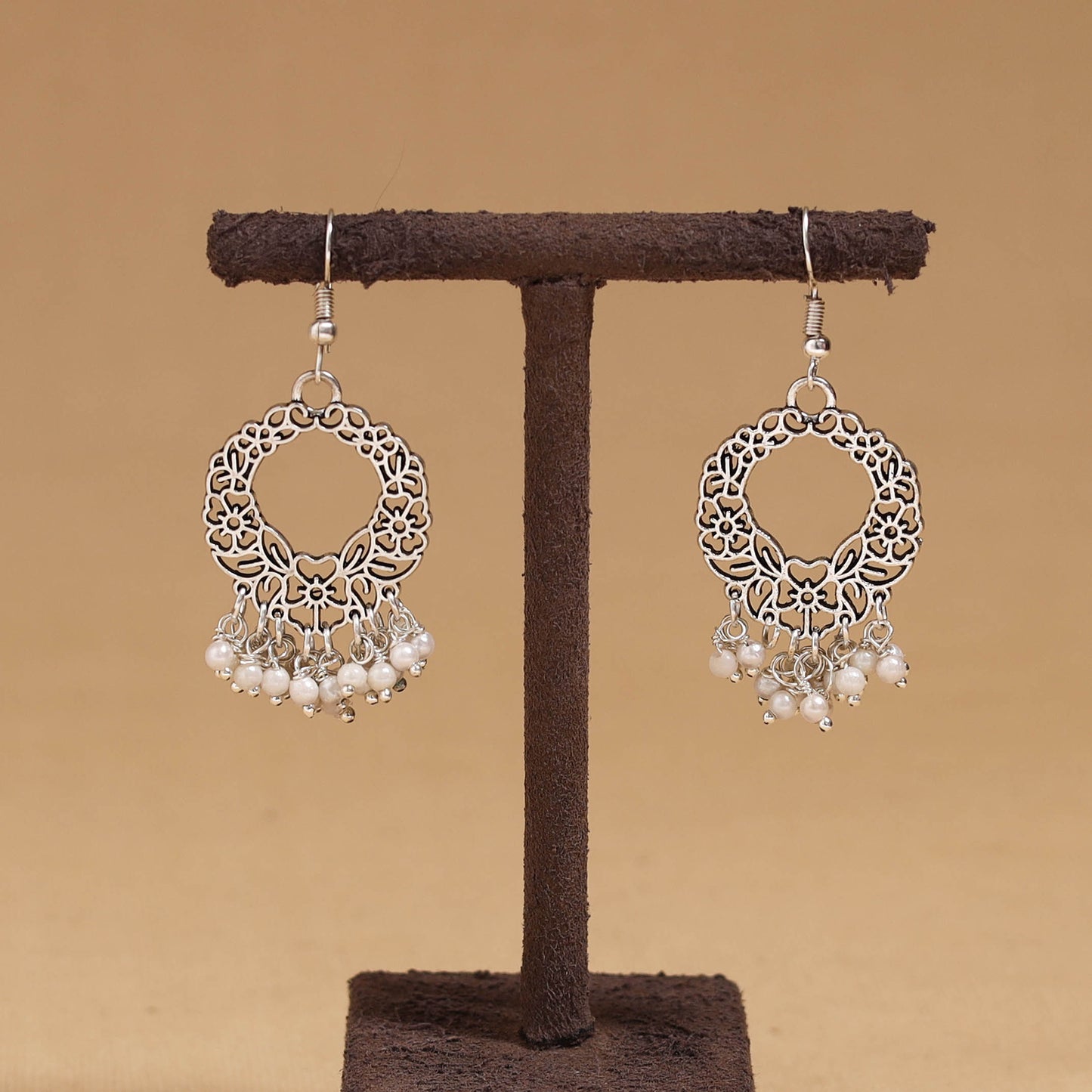 Gowri - German Silver Earrings 08