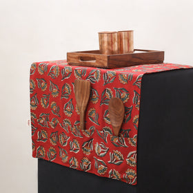 Handmade fridge top cover with 6 side utility pockets