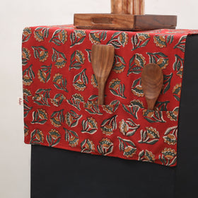 Handmade fridge top cover with 6 side utility pockets