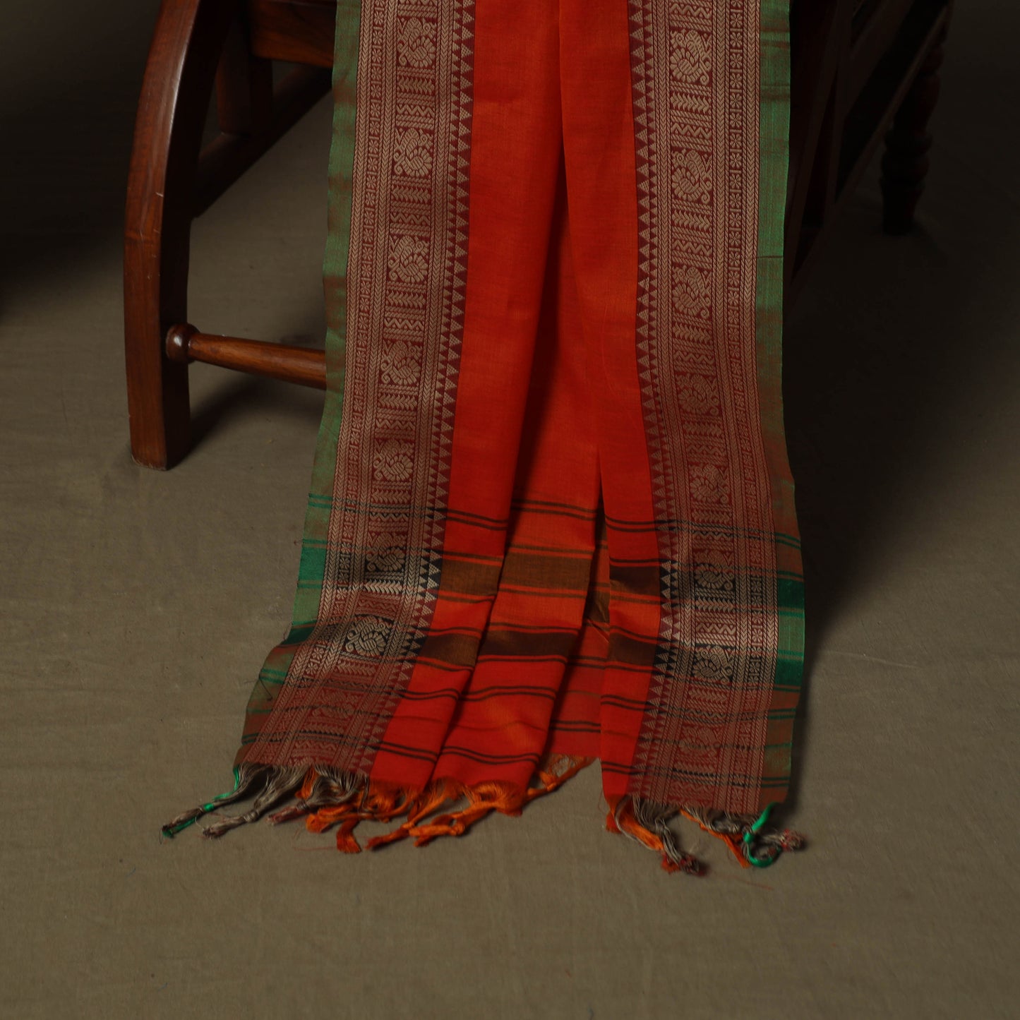 Dharwad Woven Cotton 3pc Unstitched Dress Material Suit Set 12