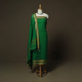Dharwad Woven Cotton 3pc Unstitched Dress Material Suit Set 13