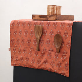 Handmade Fridge Top Cover with 6 Side Utility Pockets 25