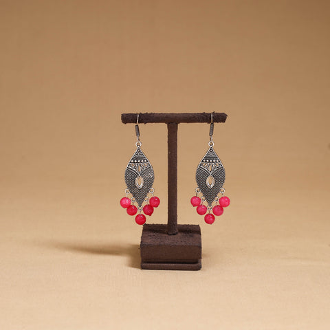 Janaki - German Silver Beaded Earrings 15