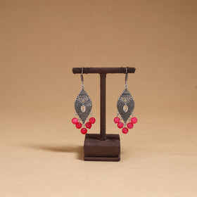 Janaki - German Silver Beaded Earrings 15