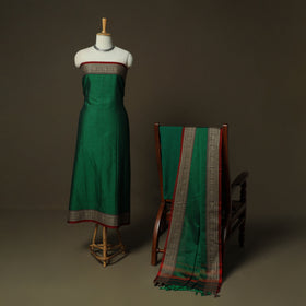 Dharwad Woven Cotton 3pc Unstitched Dress Material Suit Set 15