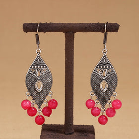 Janaki - German Silver Beaded Earrings 15