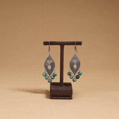 Gayathri - German Silver Beaded Earrings 17
