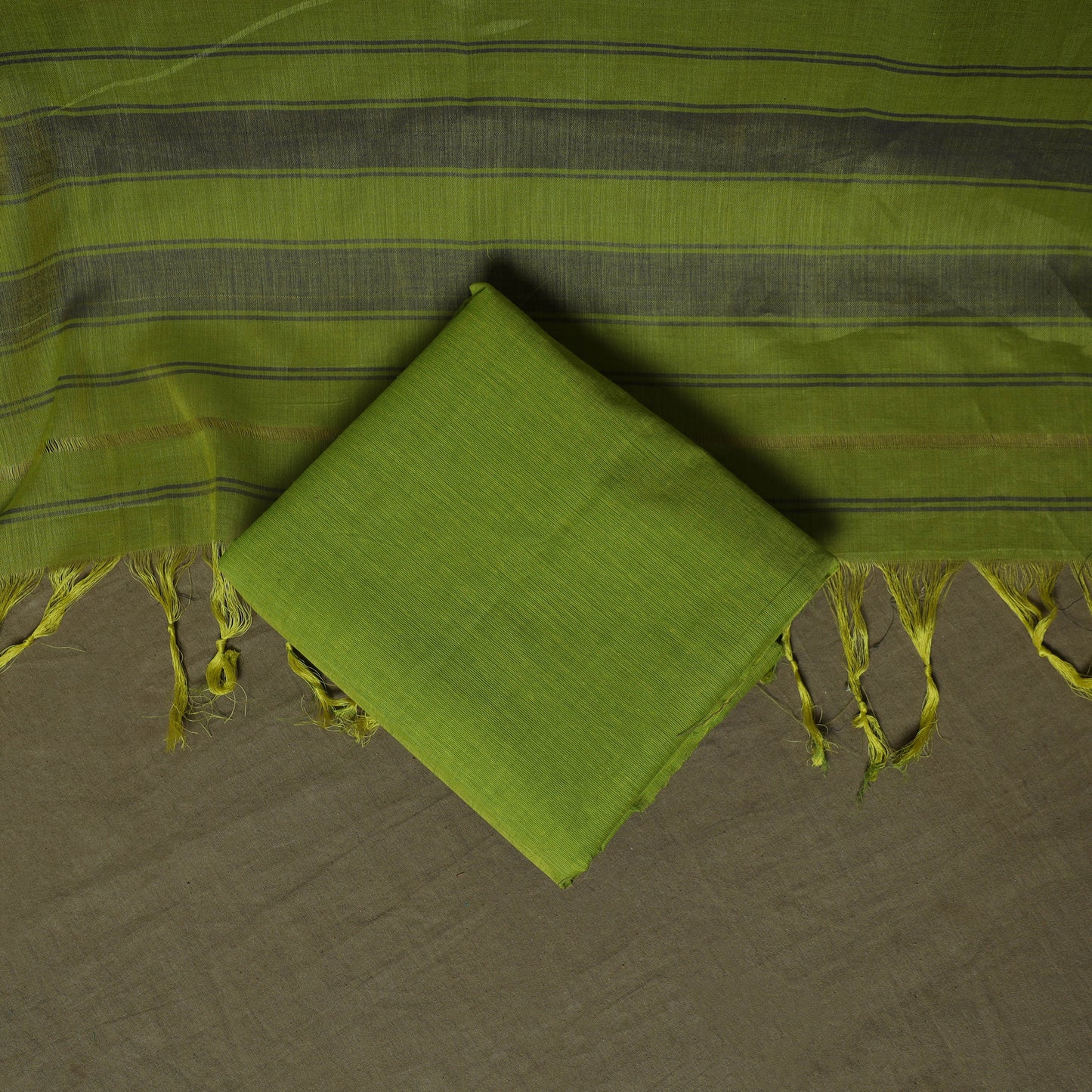 Dharwad Woven Cotton 3pc Unstitched Dress Material Suit Set 16