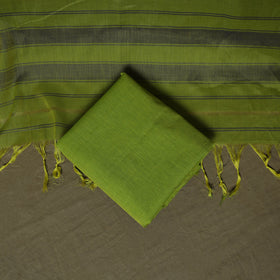 Dharwad Woven Cotton 3pc Unstitched Dress Material Suit Set 16