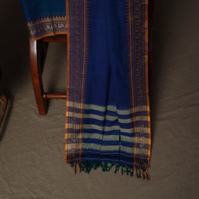 Dharwad Cotton 3pc Plain Unstitched Dress Material Suit Set with Woven Border 14