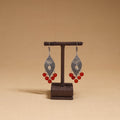 Meher - German Silver Beaded Earrings 19