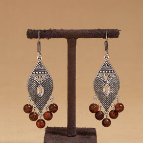 Mahira - German Silver Beaded Earrings 20