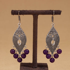 Aarohi - German Silver Beaded Earrings 22