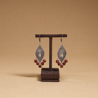 Kavya - German Silver Beaded Earrings 23