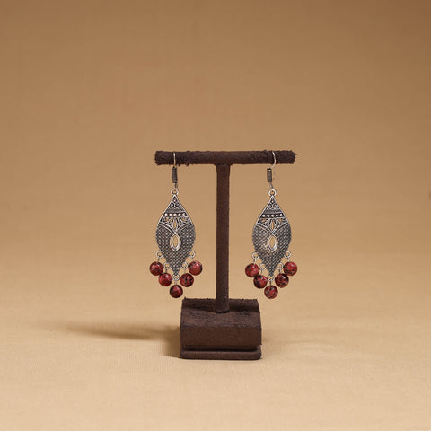 Kavya - German Silver Beaded Earrings 23