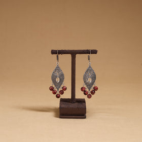 Kavya - German Silver Beaded Earrings 23