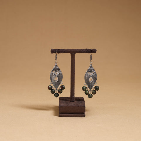 Shreya - German Silver Beaded Earrings 24