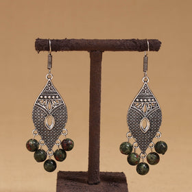 Shreya - German Silver Beaded Earrings 24