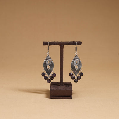 Lavanya - German Silver Beaded Earrings 25