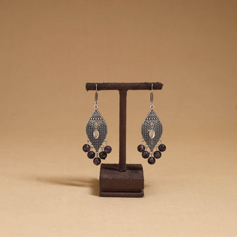 Lavanya - German Silver Beaded Earrings 25