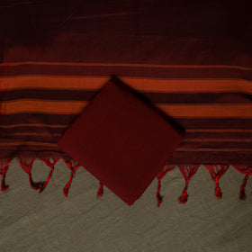 Dharwad Woven Cotton 3pc Unstitched Dress Material Suit Set 17