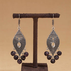 Lavanya - German Silver Beaded Earrings 25