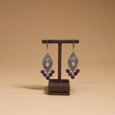 Akshara - German Silver Beaded Earrings 26