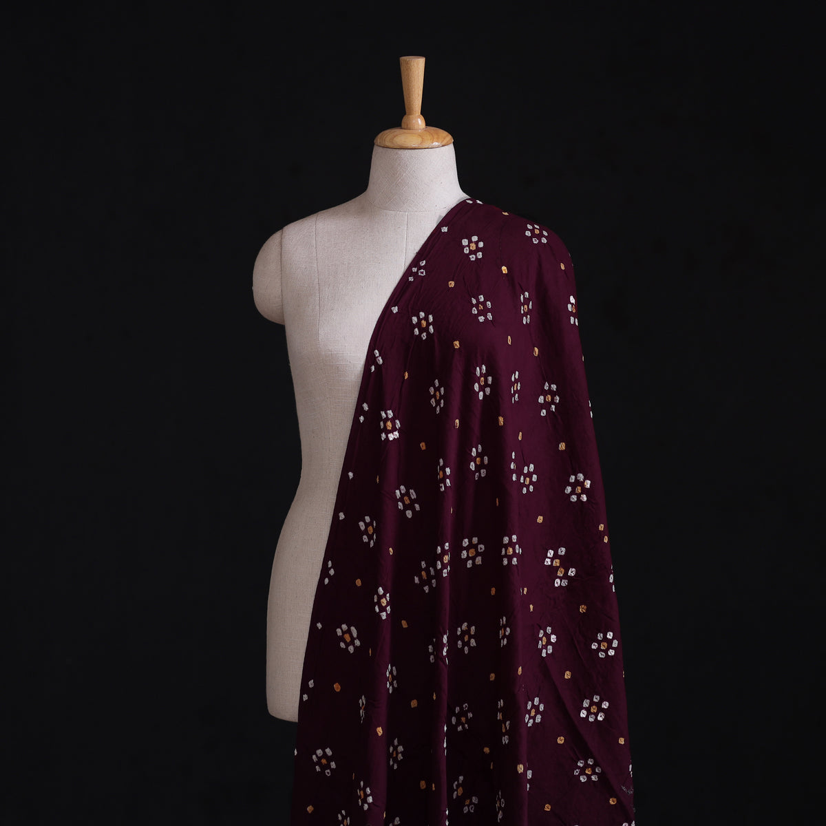 Kutch Bandhani Tie-Dye Cotton Fabric 14