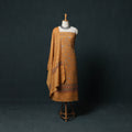 3pc Heavy Embroidered Wool Unstitched Dress Material Suit Set 15