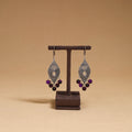 Nitya - German Silver Beaded Earrings 28