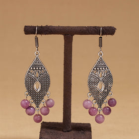Gaurika - German Silver Beaded Earrings 31
