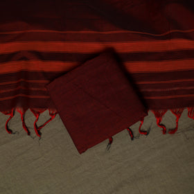 Dharwad Woven Cotton 3pc Unstitched Dress Material Suit Set 19