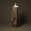 Dharwad Woven Cotton 3pc Unstitched Dress Material Suit Set 22