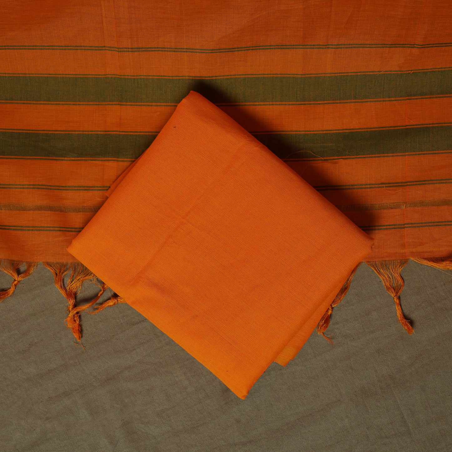 Dharwad Woven Cotton 3pc Unstitched Dress Material Suit Set 23