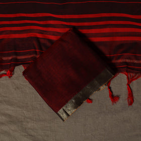 Dharwad Cotton 3pc Plain Unstitched Dress Material Suit Set with Zari Border 22