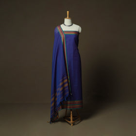 Dharwad Woven Cotton 3pc Unstitched Dress Material Suit Set 24