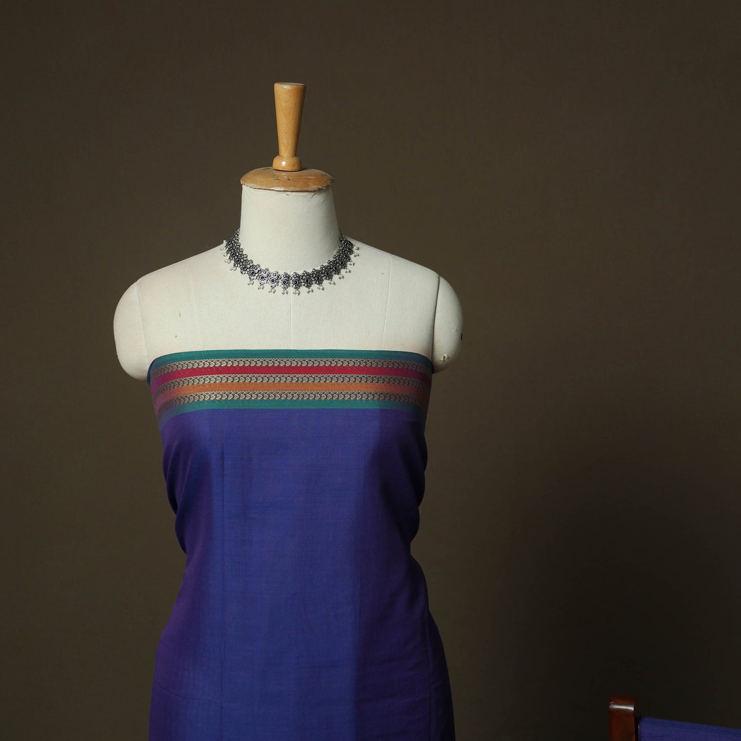 Dharwad Woven Cotton 3pc Unstitched Dress Material Suit Set 24