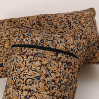 Set of 2 Kalamkari Block Print Cotton Pillow Covers 32