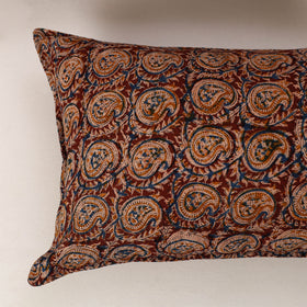 Maroon - set of 2 kalamkari cotton pillow covers 34