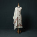 3pc Heavy Embroidered Wool Unstitched Dress Material Suit Set 31